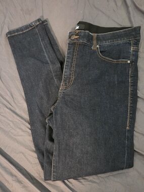 LuLaRoe Women's Skinny Jeans - Dark Blue with Contrast Stitching